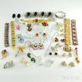 Large Group of Designer Costume Jewelry