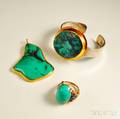 Three Pieces of Turquoise Jewelry