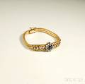 14kt Gold Sapphire and Diamond Bracelet