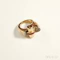 14kt Rose Gold Gemset Ring