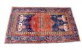 176 SemiAntique Kazak Rug The blue centerfield woven