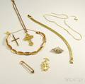 Group of Gold Jewelry