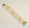 14kt White Gold Cultured Pearl and Diamond Bracelet