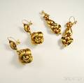 Two Pairs of Antique Earpendants