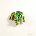 18kt Yellow Gold Frog Brooch