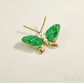 14kt Yellow Gold Butterfly Pin