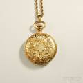 Ladys Waltham 14kt Gold Pocket Watch