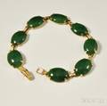 14kt Gold and Hardstone Bracelet