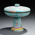 Canton Enamel Covered Compote