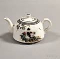 Famille Rose Catdecorated Teapot