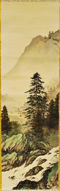 Hanging Scroll of a Landscape