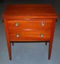 1214 Sheraton Style Cherry End Table Rectangular Plai