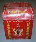 1208 Painted tole coal scuttle 3050