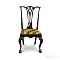 Chippendale Carved Mahogany Side Chair
