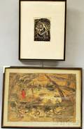 Two Framed Works Ernst Barlach German 18701938 Barmherzinger Samariter The Good Samaritan