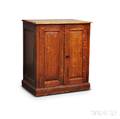 Oak Paneled Twodoor Cupboard