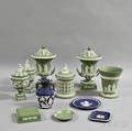 Eleven Modern Wedgwood Jasper Items