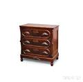 Rococo Revival Carved Walnut Veneer Chest of Drawers