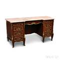 Louis XVstyle Ormolumounted Mahogany Marbletop Desk