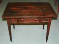 1210 Painted red pine tavern table 100200