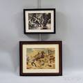 Two Photo Reproductions After Thomas Hart Benton American 18891975
