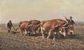 George A Hays American 18541945 Ploughing