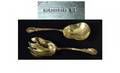 1331 Two ReCast Sterling Silver Veg Fork and Spoon
