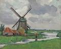 George Brainerd Burr American 18761939 Windmill Holland