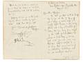Edward Hopper American 18821967 Letter with a Sketch of an Artist at Work by a Lighthouse
