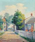 Grif Teller American 18991993 Nantucket Summer Streetscape