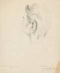 Pavel Tchelitchew RussianAmerican 18981957 Study for a Portrait of Charles Henri Ford