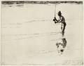 Frank Weston Benson American 18621951 Casting for Salmon