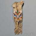 Blackfoot Beaded Hide Pipe Bag