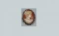 262 Ladies Shell Carved Cameo Pin or Pendant
