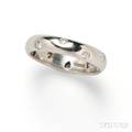 Platinum and Diamond Etoile Ring Tiffany  Co