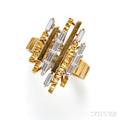 18kt Gold and Diamond Ring