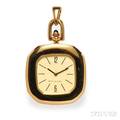 18kt Gold Pendant Watch Bulgari