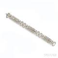 Platinum and Diamond Bracelet