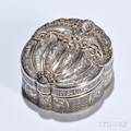 Silver Repousse Trinket Box