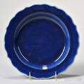 Cobalt Blueglazed Plate