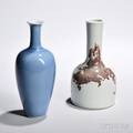 Two Porcelain Bottle Vases