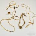 Group of 14kt Gold Jewelry