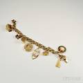 14kt Gold Charm Bracelet