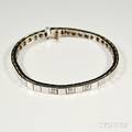 14kt White Gold and Diamond Bracelet