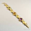 14kt Gold Gemset Bracelet