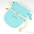 Tiffany  Co Doublestrand Pearl Bracelet