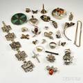 Group of Mostly Sterling Silver Jewelry