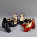 Four Pairs of Womens Prada Leather Shoes