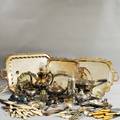 Large Group of Silverplated Tableware and Flatware
