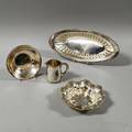Four Sterling Silver Tableware Items